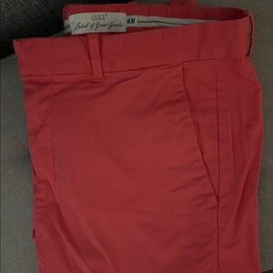 H&M Men's Coral Chino Pants